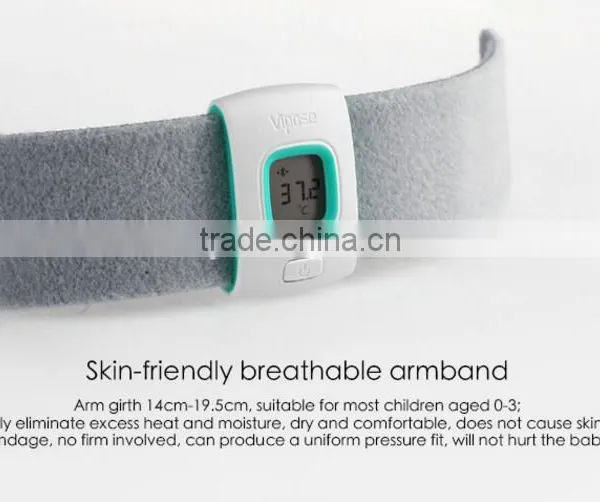 New Bluetooth Smart Thermometer With High Temporature Alarm, Wearable Electric Thermometer for Baby photo-3