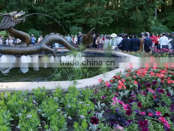 Bronze Factory Metal Craft Bronze Dragon Water Fountain for Sale photo-2