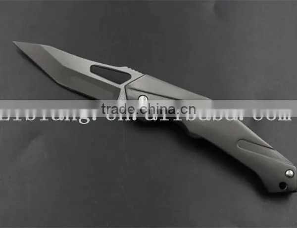 Special Gift for Men 400C Damascus Folding Knife photo-3