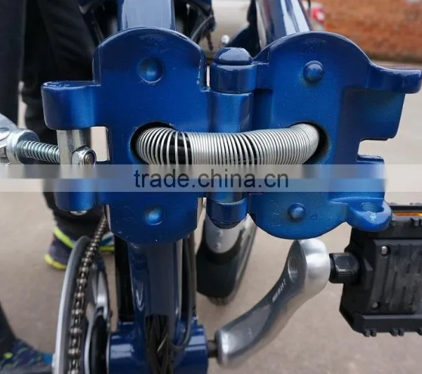 36V 250W CE Mini Foldable Aluminum Alloy Suspension Fork Electric Folding Bike photo-5