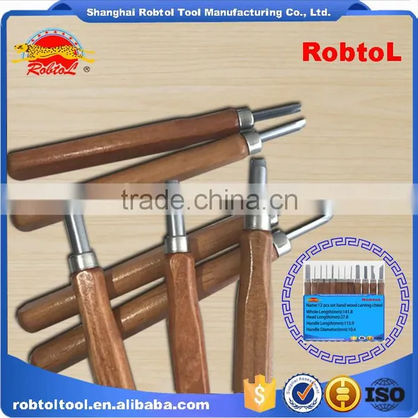 12pcs Set Hand Wood Carving Chisel Gouge Woodworking Cut Craft Sculpture Carpenter Tool photo-2