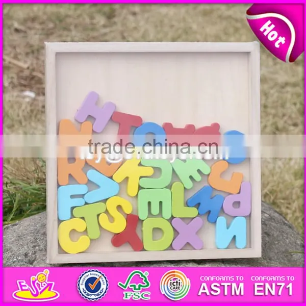 2017 New Design Toddlers Educational Wooden Abc Learning W14B072 photo-3