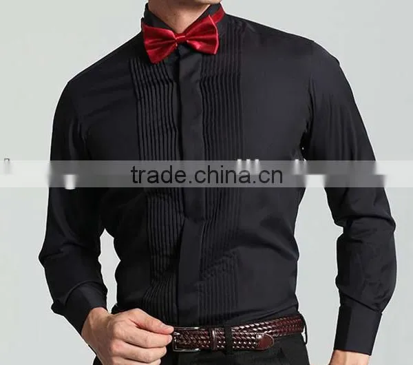 Men's 100% Cotton French Cuff Guayabera Shirt photo-3