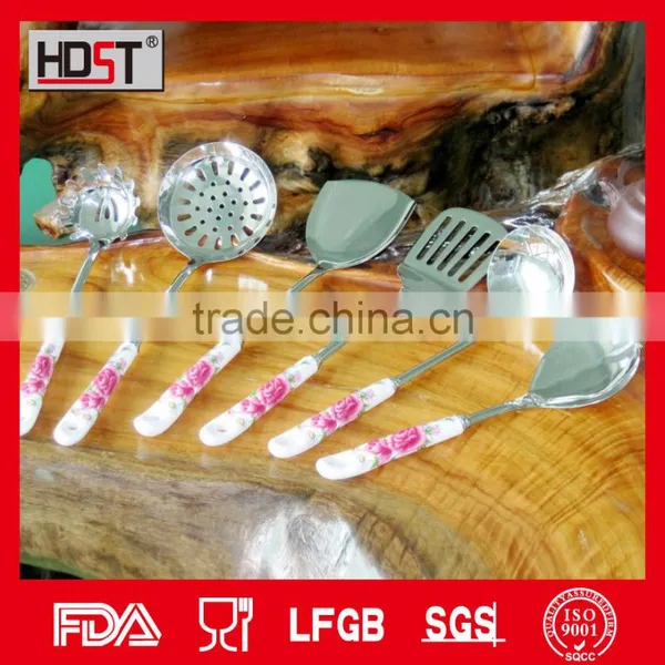 Jie Yang Good Quality Promotional Kitchen Utensil Set/ceramic Handle Stainless Kitchen Utensil Set photo-3