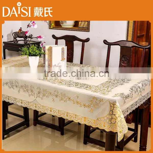 Vinyl Lace Tablecloth Roll Vinyl Fabric Tablecloth Tablecloth Factory photo-5