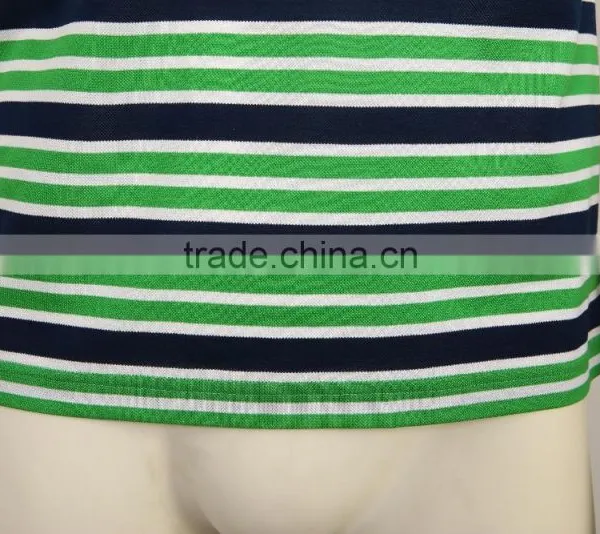 100%cotton Custom Striped t Shirt photo-6