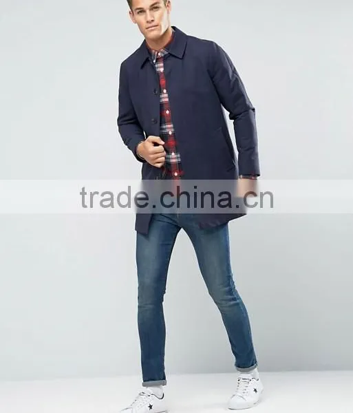 New Design Long Sleeve Button Down Collar Mens Pre-Shrunk 100% Cotton Flannel Lightweight Check Print Comfort Fit Casual Shirts photo-4
