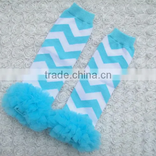 Christmas Baby Leg Warmers Cotton Knitted Printed Warmer With Ruffles Toddler Knee High Socks photo-5