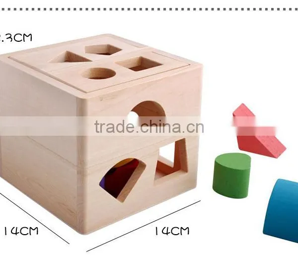 Wooden Cube Puzzle Eudcational Toys Wooden Puzzle Toys Wooden Cube Box photo-4