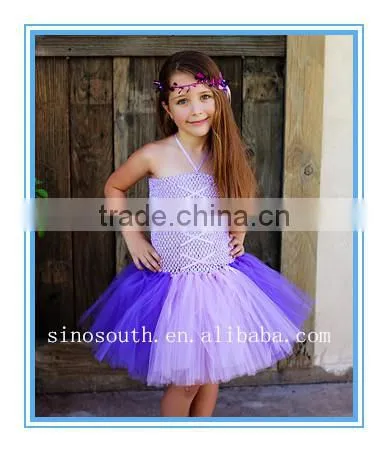 Handmade Birthday Girls Colorful Tutu Dress Lined photo-3