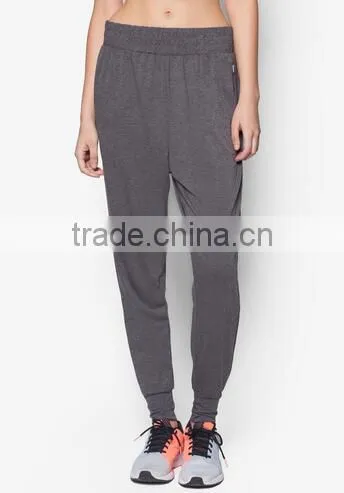 2017 Wholesale High Quality Custom Solid Plain Gym Spotrs Women Pants OEM Service photo-4