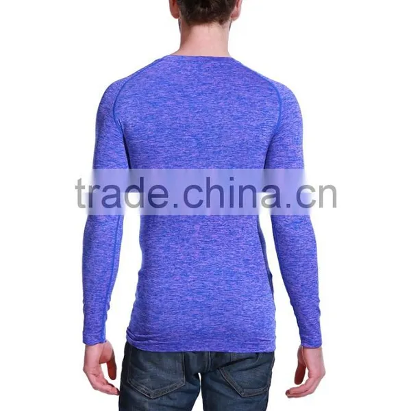 Seamless Running Shirts Training Wear Fitness Compression Gym Shirts photo-2