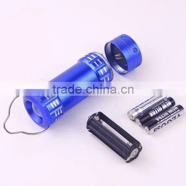 High Power AAA Battery Portable Mini Colorful 9 Led Flashlight photo-2