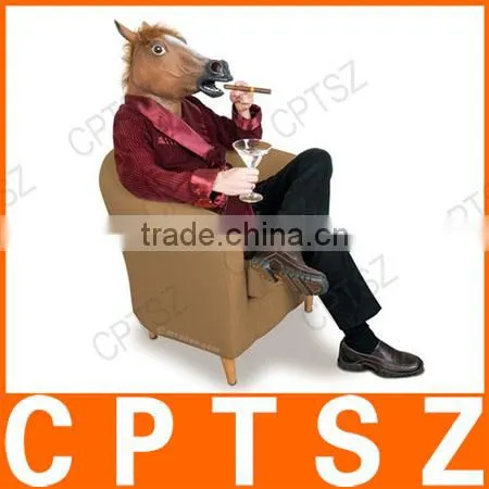 Top Hot Selling Fashion Full Face Carnival Mask Celebrations Party Different Design Realisic Horsehead Mask photo-3