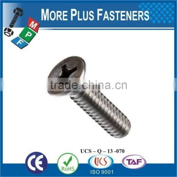 Made in Taiwan ISO 7046 Philips Flat Head Countersunk Grade 4 8 Carbon Steel Zinc Plated photo-2