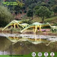 Realistic Life Size Rubber Dinosaur Model for Dinosaur Park photo-2