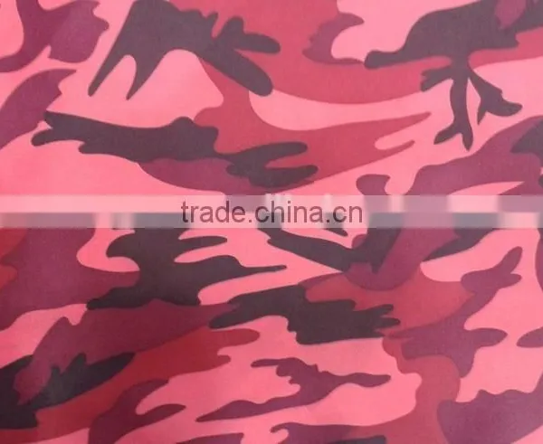 Print Flannel Camouflage Fabric