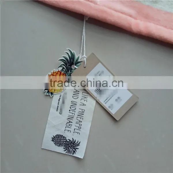 Popular Pineapple Pattern Print Beach Towel With Custom Tag photo-3