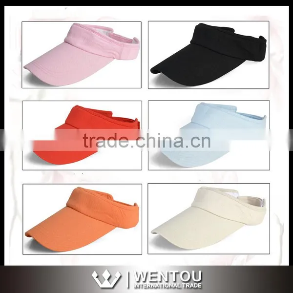 New Adjustable Men Women Plain Sun Visor Hat