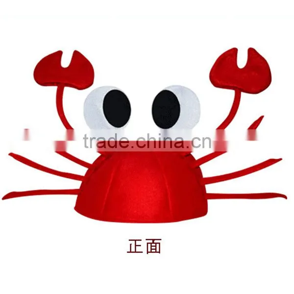 Carnival Party Hats Fancy Dress Adult Crawfish Party Crab Hat M7031311