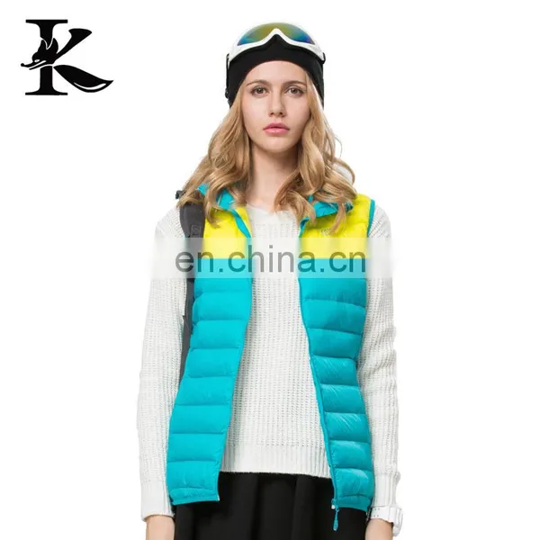 High Quality Lightweight Ultra Light Compact Sleeveless Jacket Down Vest photo-3