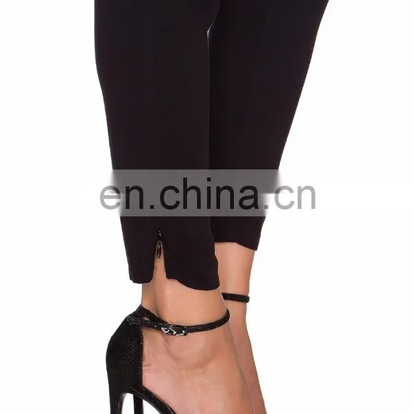 Hidden Zippered Leg Openings Tailored Spandex Leggings for Women 2015 photo-5