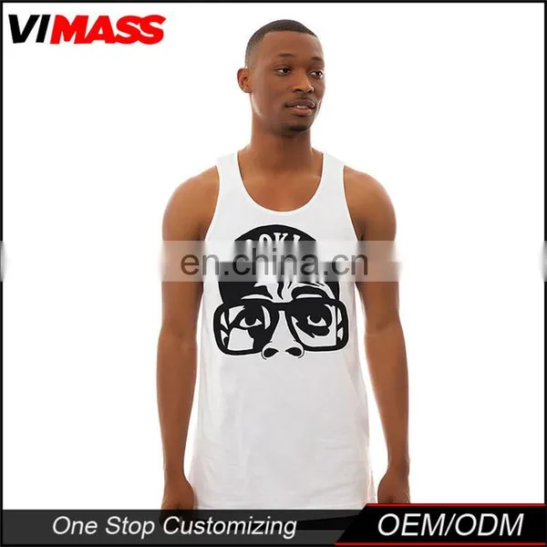 New Cotton Sleeveless Mens Custom Gym Tank Top photo-4