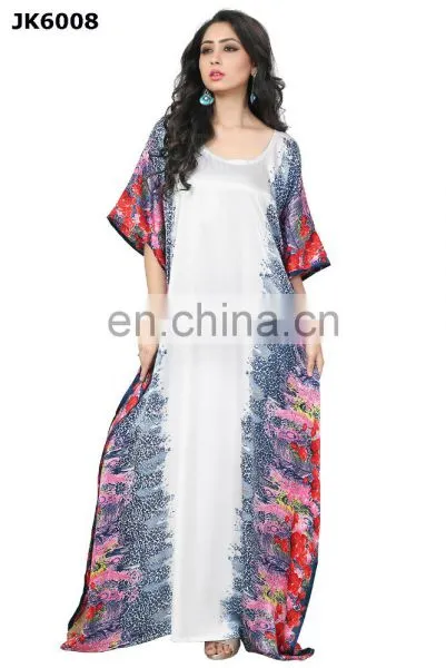 Printed Beautiful Long Kaftan / Simple & Elegant Design Straight Animal Print Style Casual Wear Kaftan photo-2