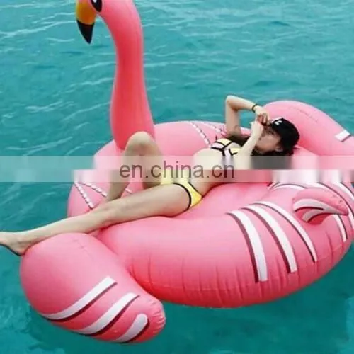 Wholesale Swimming Ring, Drop Shipping Inflatable Pool Float With Flamingo Shape Size: 190 x 200 x 130cm photo-3
