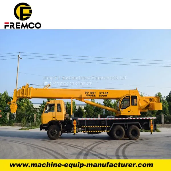16 Tons Dongfeng Truck Mounted Boom Jib Crane photo-4