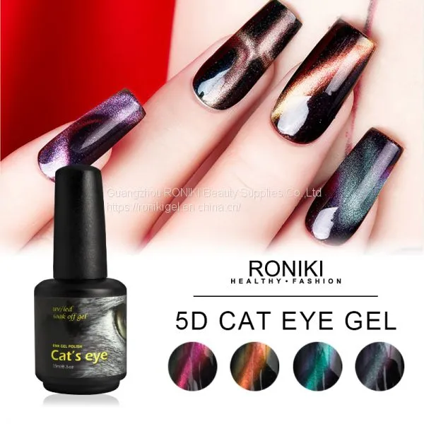 RONIKI 5D Cat’s Eye Gel,Cat Eye Gel,Cat Eye Gel Polish,Cat Eye Gel Wholesaler,Variety Cat Eye Gel photo-5