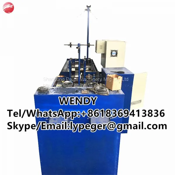 0.7mm Wire Mesh Scourer Combine Making Machine photo-2