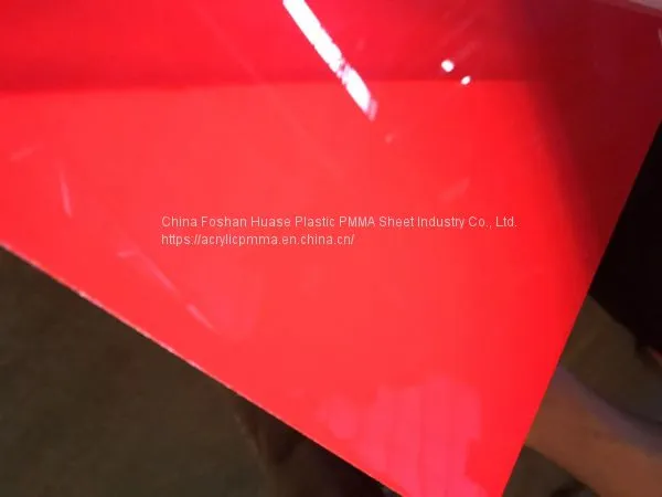 Red Acrylic Plate