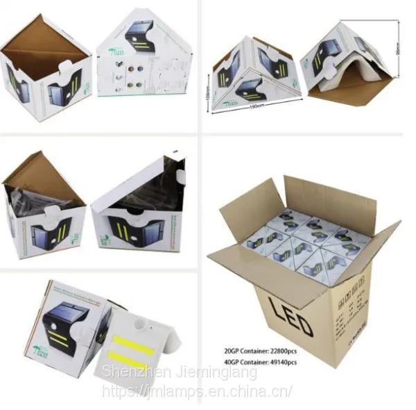 LED Solar Light Outdoor Solar Lamp PIR Motion Sensor Wall Light Waterproof Solar Inground Light Sunlight for Garden Decoration JML-SWL-A photo-3