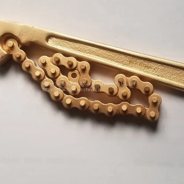 Anti Spark Hand Tools Chain Pipe Wrench 600mm Non Sparking Tools photo-4