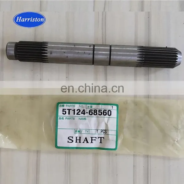 5T124-68560 Iron Harvester Shaft for Kubota DC105X Harvester Small Gear Box photo-2