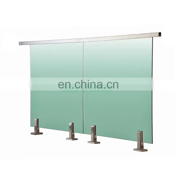Best Modern Design Glass Fence and Glass Spigot Stainless Steel Frameless Glass Balcony Railing photo-2