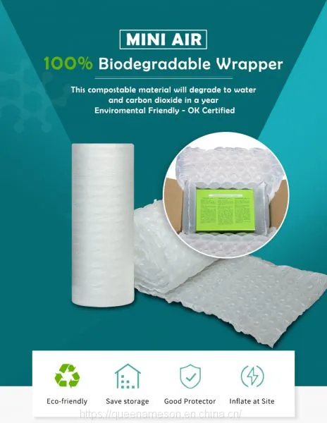 Factory Direct Biodegradable Anti-shock Inbox Inflatable Air Cushion Pillow Film photo-4