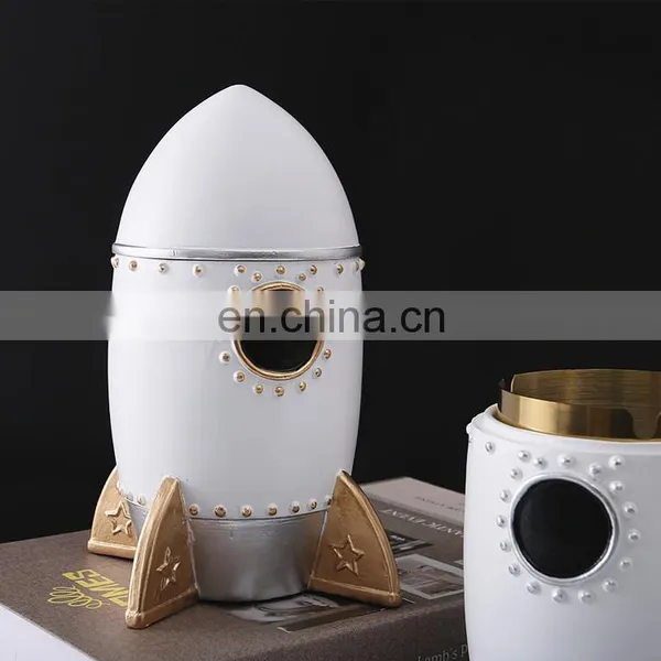 New Arrival Table Decoration Rocket Shape Ashtray Modern Portable Creative Ashtray photo-4