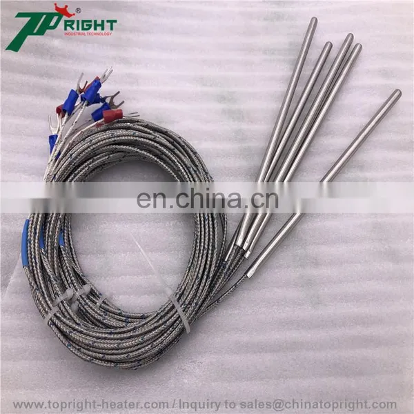 Probe 100mm High Temp Temperature Extension Wire k Type Thermocouple photo-3