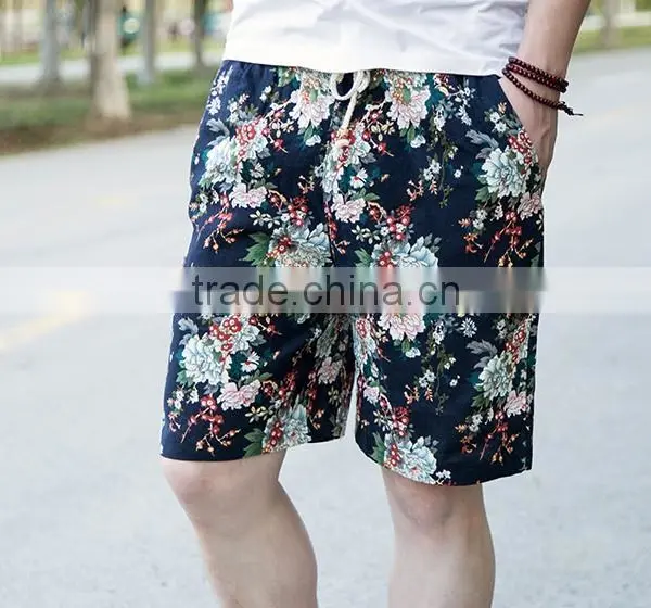 2016 Summer Beach Wear Printing Young Short Pants for Man photo-5