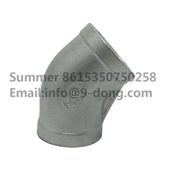 Stainless Steel Pipe Fittings 45LB 45 Degree Elbow photo-2