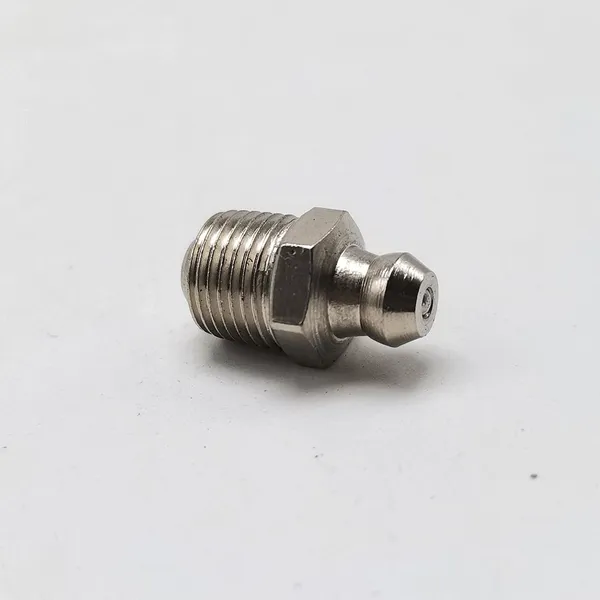 201 Stainless Steel Straight Grease Fitting M10x1mm Metric Thread Hydraulic Grease Fitting photo-2