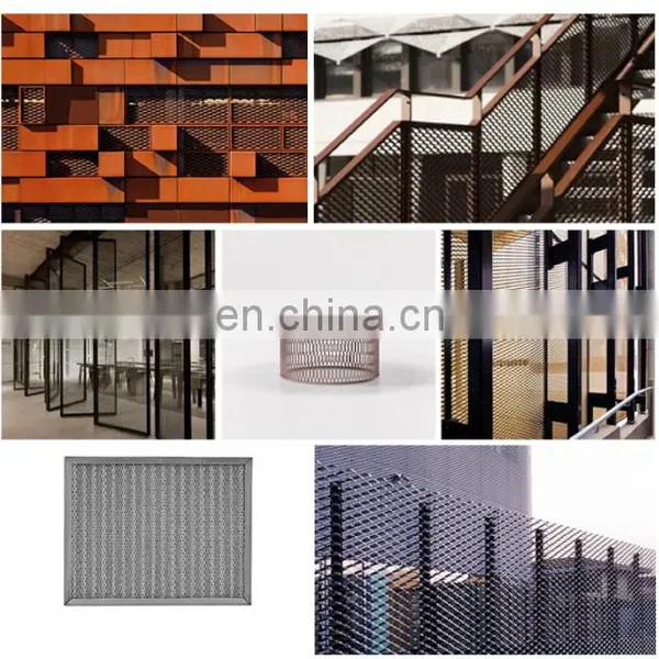 Different Size Durable Galvanized Sheet Diamond Aluminum Metal Expanded Wire Mesh photo-2