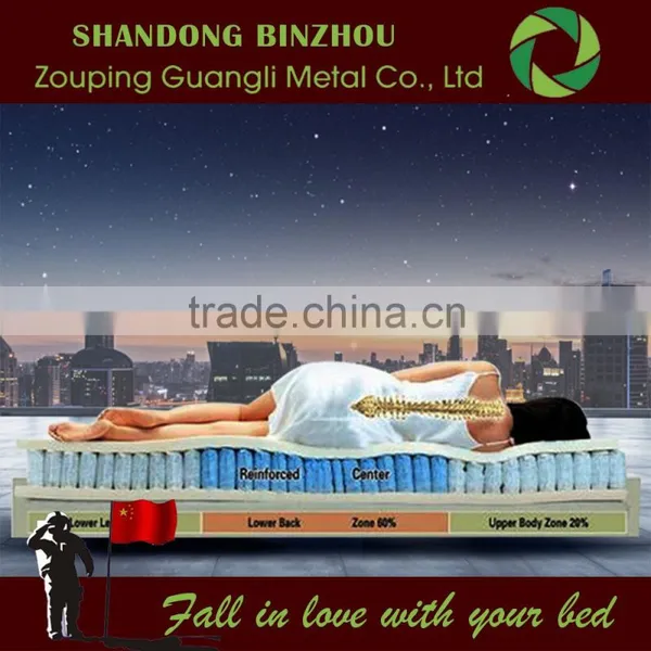China Manufacturer High Carbon Steel Wire Rod Pocket Spring for Diamond Mattress photo-3