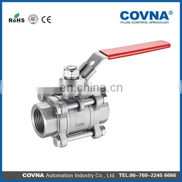 COVNA 3/4 Inch 2 Way PVC Plastic True Union Compact Handle Ball Valve for Water photo-3
