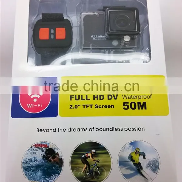 MULTILINGUAL OSD 2.0INCH LCD 50M WATERPROOF EXTREME SPORT CAMERA 1080P 60FPS WITH WIFI FOR ANDROID IOS SMARTPHONE LIVE PREVIEW photo-6