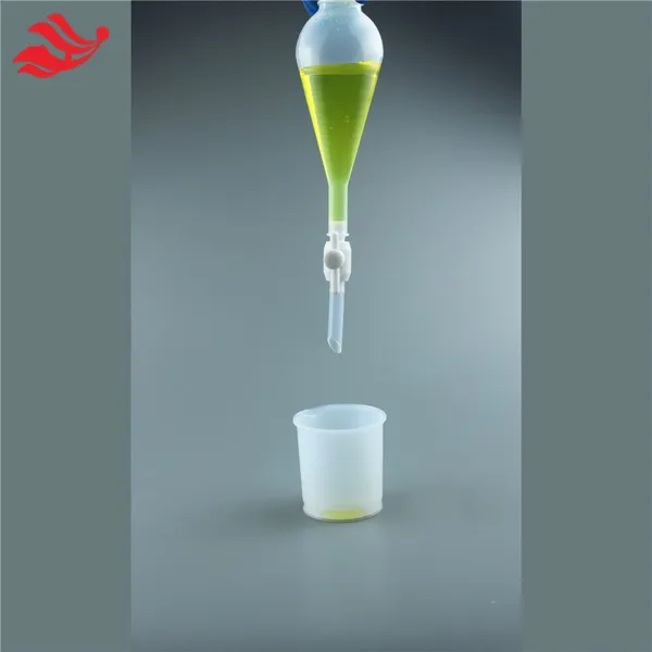 Laboratory FEP Lab Supplies Teflon Funnel Anti-corrosion 250ml Separatory Funnel photo-2