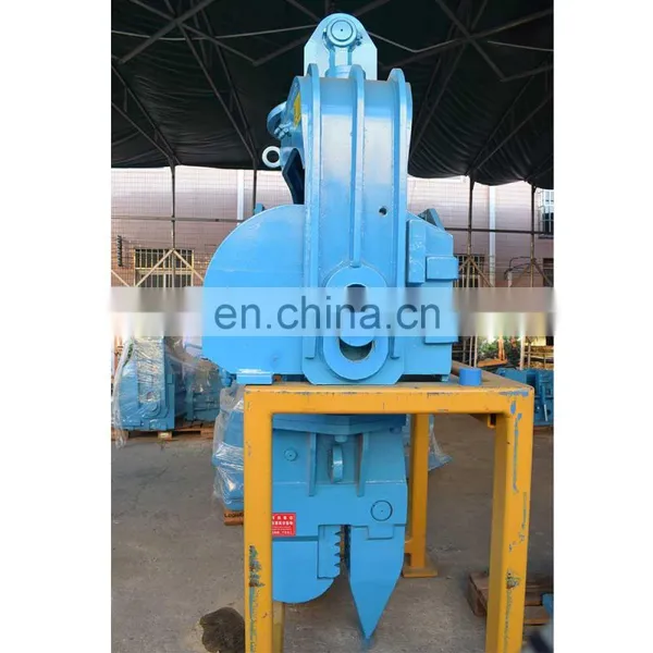 Hydraulic Pile Driver 20 Ton Excavator Pile Driver Hydraulic Excavator Mounted Side Grip Vibratory Pile Driver photo-4