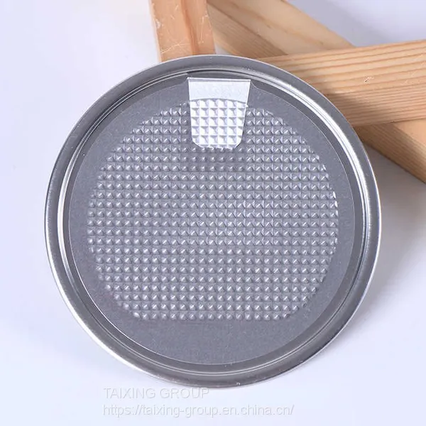 307# Aluminium Peel off End for Plastic Can Jar Lid